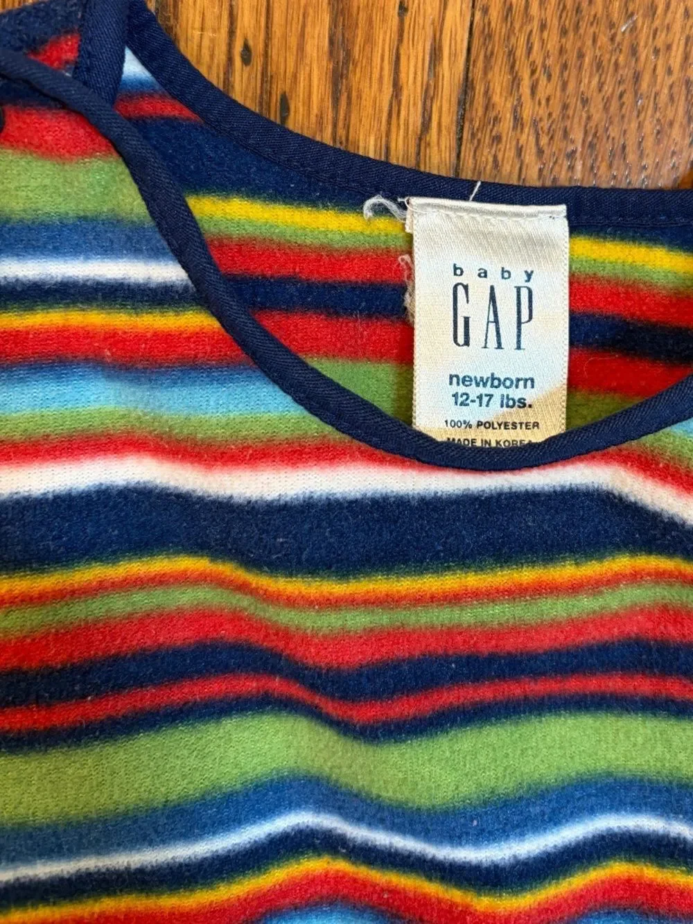 🌈 Gap Baby Rainbow Striped Fleece Overalls | Newborn 🌈